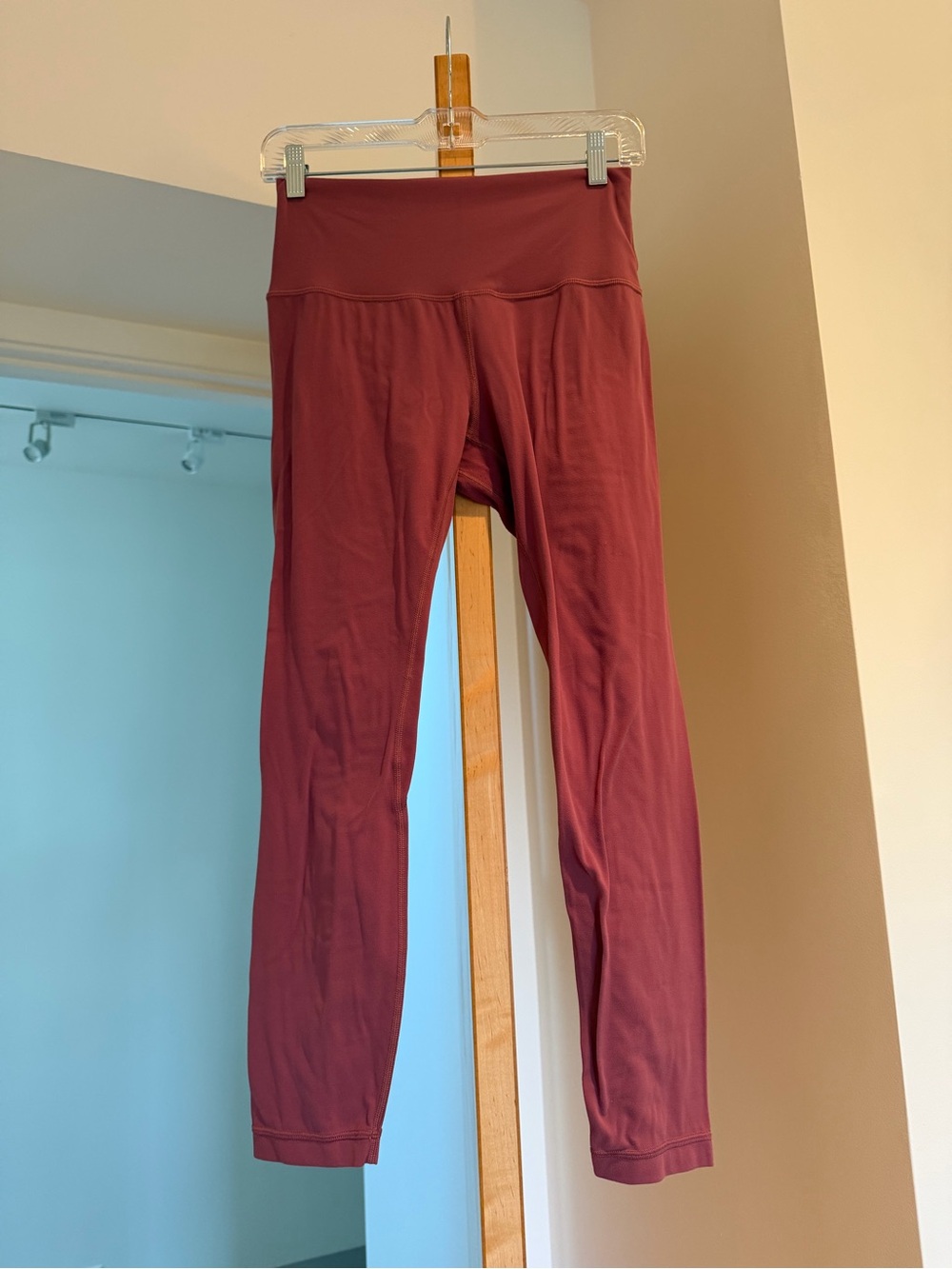 lululemon 25’ align pants in Dusty Rose